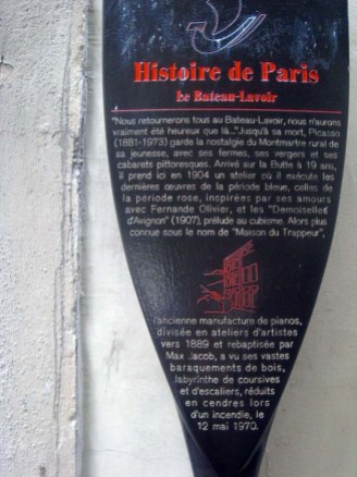 Paris 18-Montmartre-Bateau Lavoir.