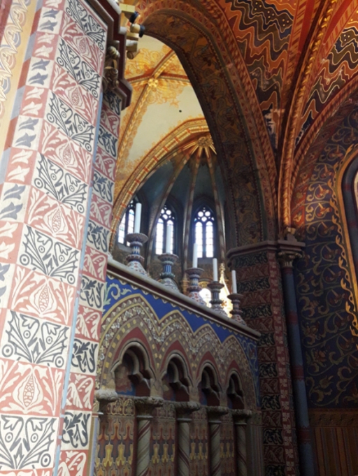 37.Budapest-Eglise St Matias-peinture décorative.