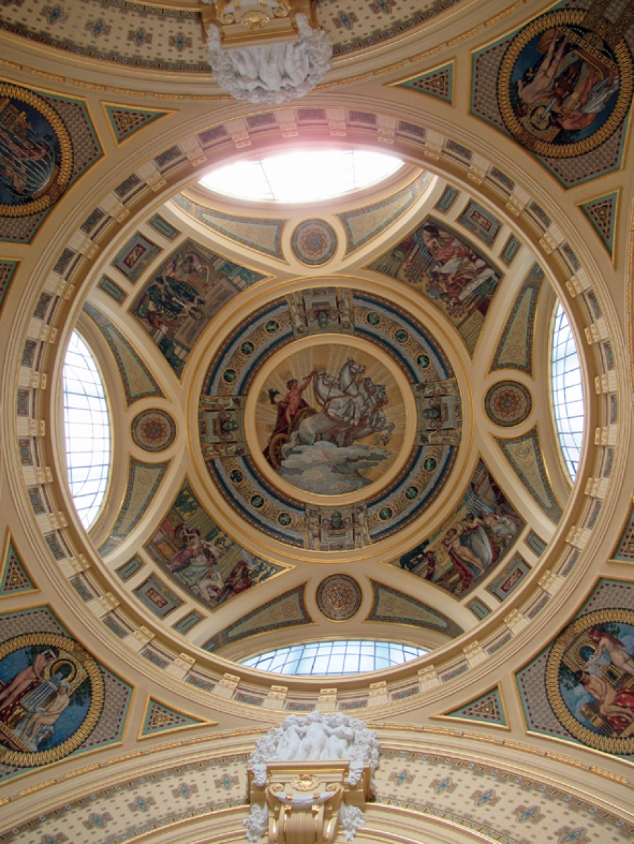 18.Budapest-Bains Szechenyi-Hall principal-Mosaiques.